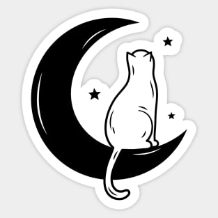 Moon Cat Sticker